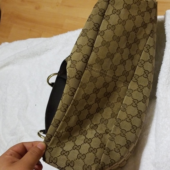 Gucci monogram gold Hobo purse - Picture 6 of 6